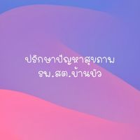 ปรึกษาปัญหาสุขภาพ รพ.สต.บ้านบัว