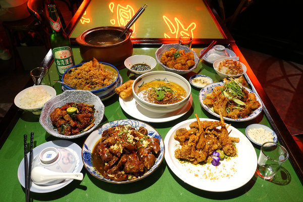 台式餐酒館台北-罔市台式餐酒館，中山區台式餐酒館聚餐，台北不限時台菜餐廳，精緻酒家菜，適合晚餐和宵夜夜晚限定的台式創意餐酒館