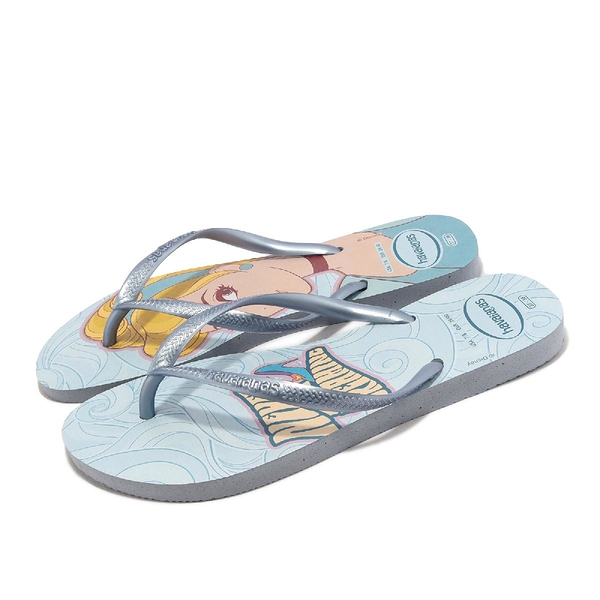 Havaianas 拖鞋 Slim Princesas 藍 灰姑娘 迪士尼 公主 聯名 ACS 41350451804W
