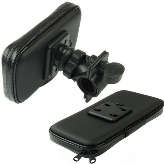 熊熊3C手機配件【手機用 自行車車架】Apple iPhone 44S 3.5吋 共用防水包 自行車把手固定座腳踏車運動支架 6.5x11.5 cm M01565532