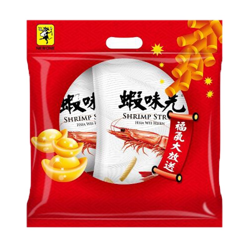 裕榮 蝦味先 組合包 60g (4入x12袋)/箱【康鄰超市】