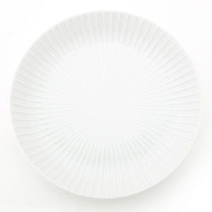 HOLA 日本洛紋飯盤 22cm 白