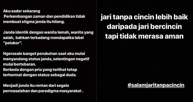 Curhatan Salmafina Soal Statusnya Sebagai Janda Menohok Banget