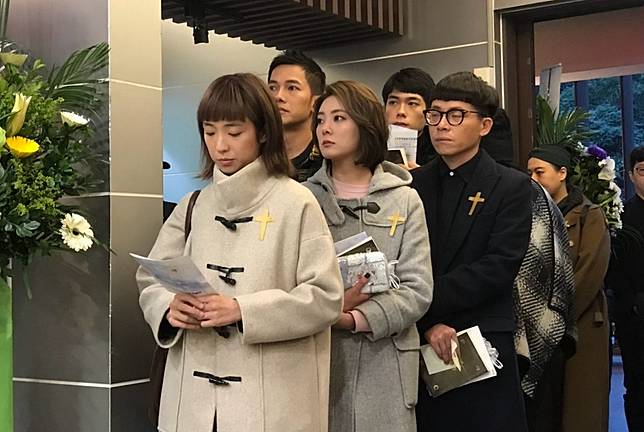 「女力報到」演員梁舒涵（左起）、楊雅筑、梁瀚名也出席致意。記者王郁惠／攝影