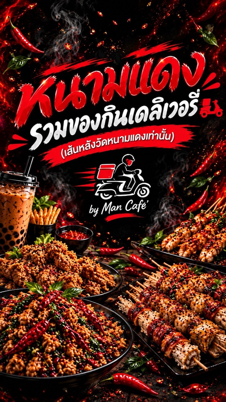 หนามแดง รวมของกินเดลิเวอรี่ 🛵(เส้นหลังวัดหนามแดงเท่านั้น)