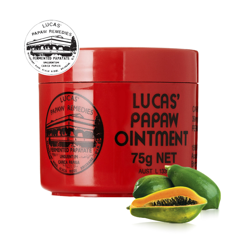 【澳洲木瓜霜】Lucas Papaw Ointment 原裝進口正貨 (75g/瓶，共1入)