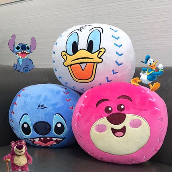 迪士尼 正版棒球型抱枕