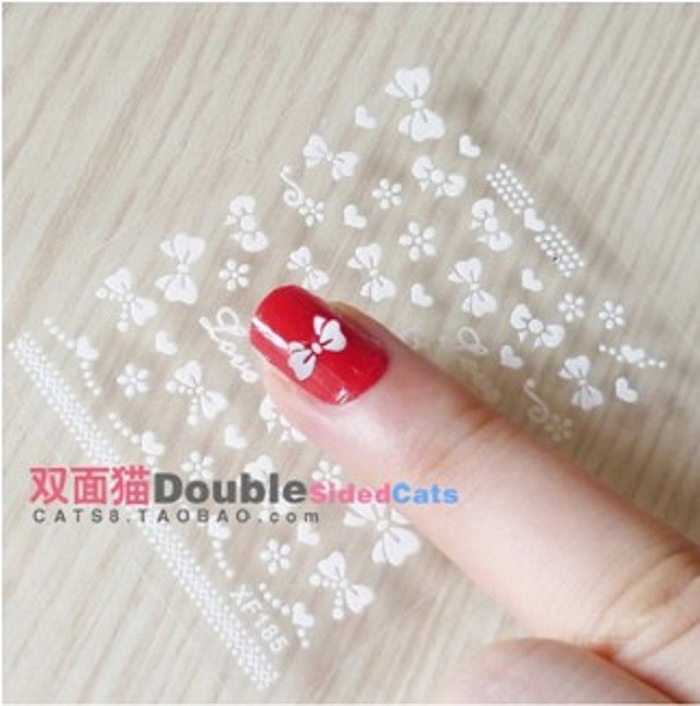 美甲工具套裝用品3d蕾絲貼紙韓國新娘貼片環保日本貼花指甲油貼