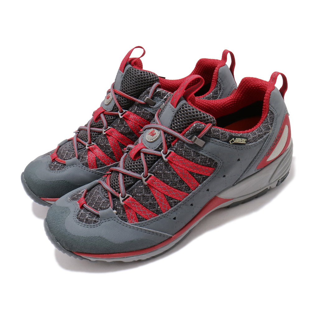 戶外運動鞋品牌:MERRELL型號:ML68298品名:Avian Light Sport配色:灰色,紅色