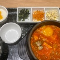 殻付きあさりスンドゥブ ランチ - 実際訪問したユーザーが直接撮影して投稿した赤池町韓国料理東京純豆腐 プライムツリー赤池店の写真のメニュー情報