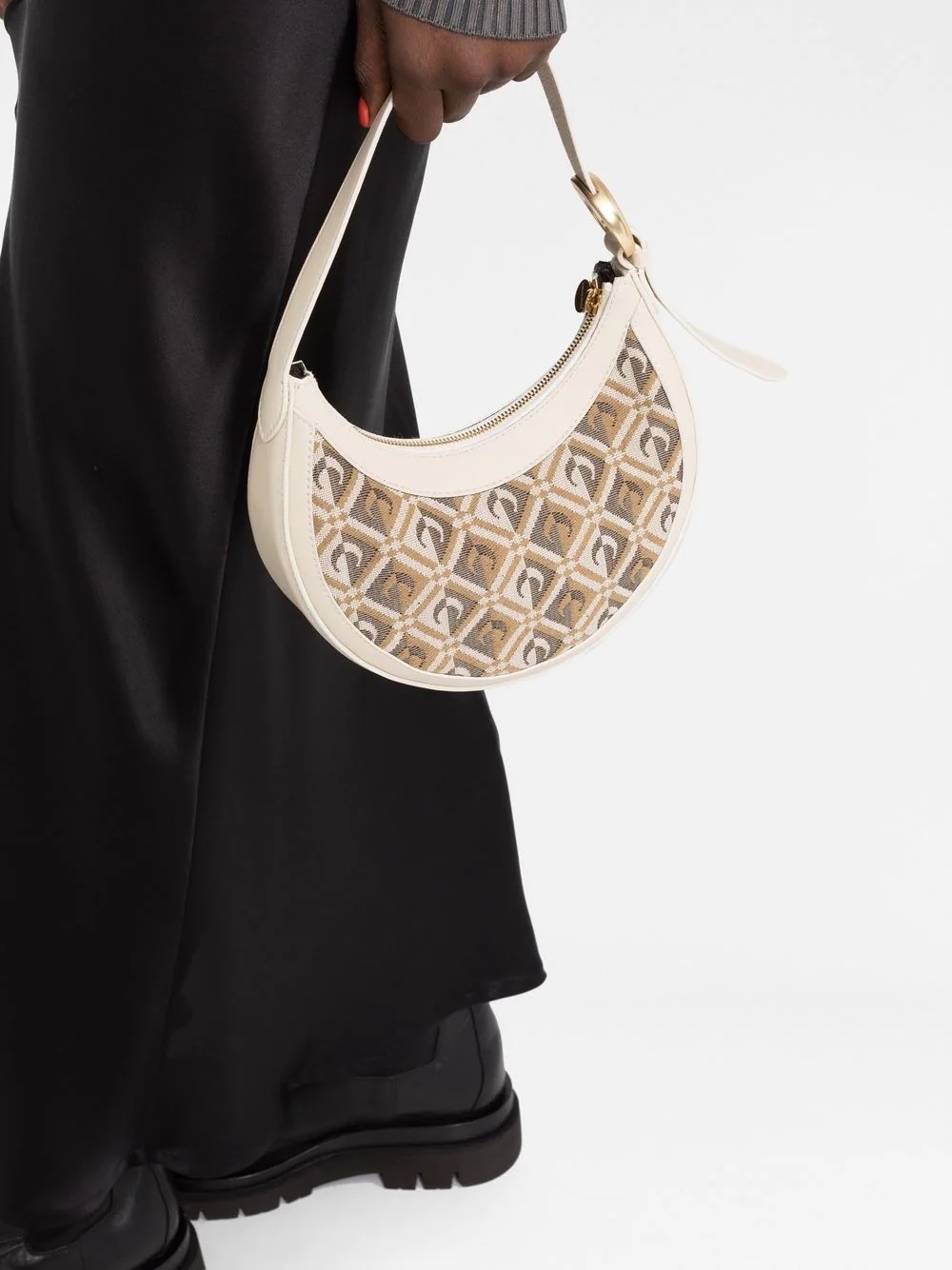 Marine Serre Moon Diamant jacquard tote bag
