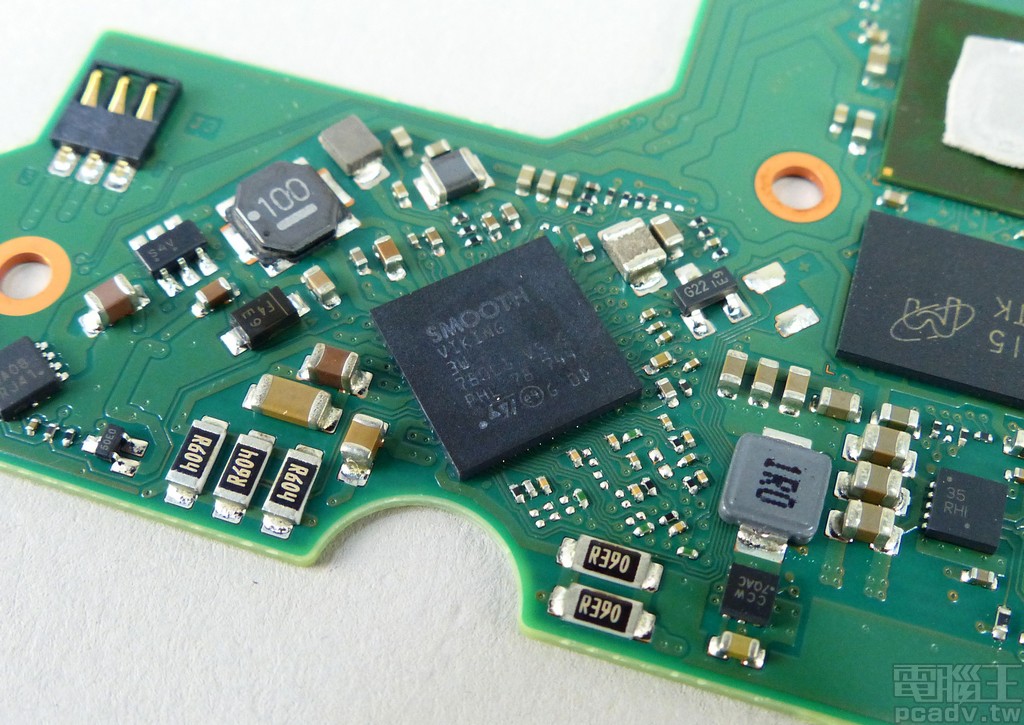 馬達控制晶片為 STMicroelectronics Smooth Viking 系列