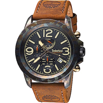 原廠公司貨具日期顯示具計時碼表生活防水10BAR不鏽鋼錶殼、皮革錶帶料號: TBL.15474JSGN/02