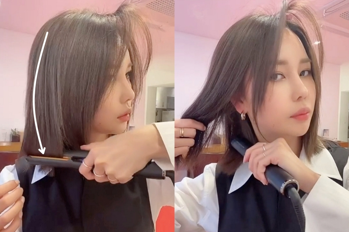 短髮平板夾、離子夾髮型教學3：蓬鬆法式捲度短髮