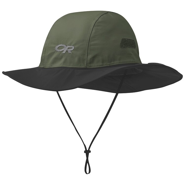 Outdoor Research 西雅圖防水圓盤帽/登山帽 Seattle Gore-tex OR243505 1211黑/軍綠
