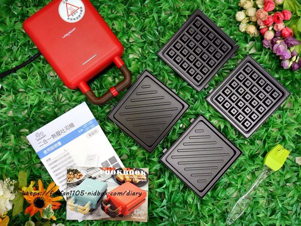 【獅子心】二合一熱壓吐司機 #鬆餅機 #三明治機 #可換烤盤 #附食譜 #點心 #午茶 #親子手作 (3).JPG