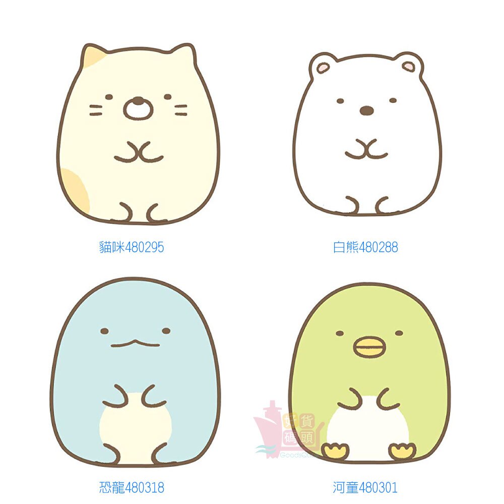 角落生物止滑腳踏墊 白熊 貓咪 河童 恐龍 止滑墊 SAN-X 日本正版進口