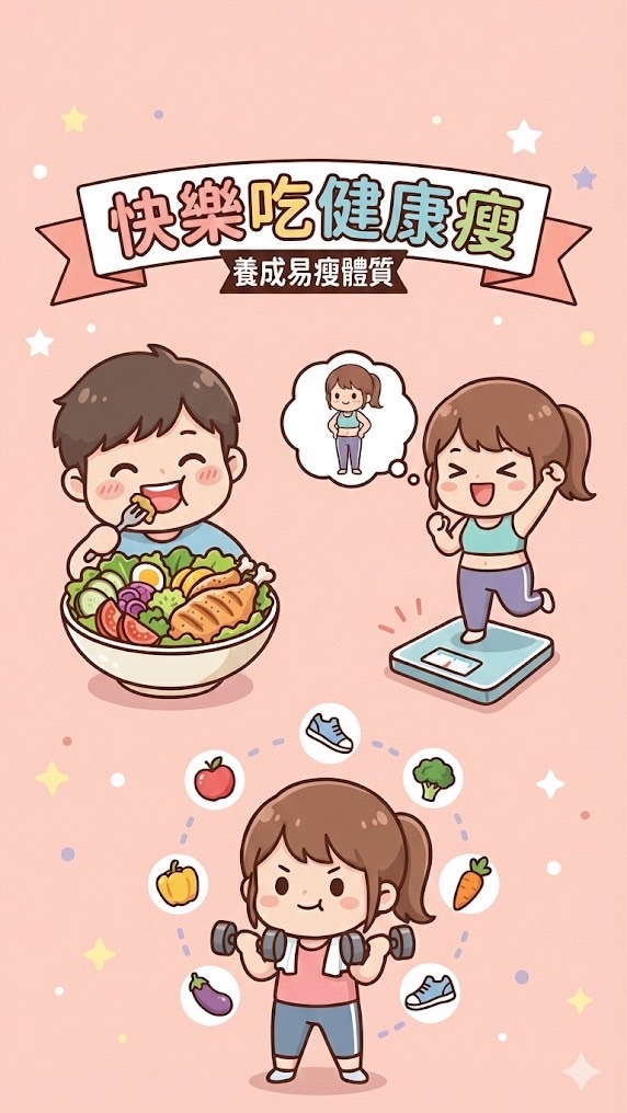 越吃越瘦，打造易瘦體質💖