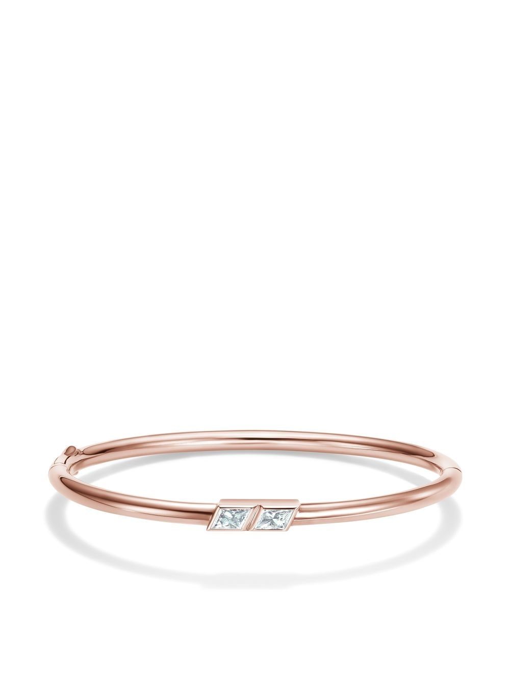TASAKI - 18kt rose gold M/G TASAKI Slashed diamond bracelet - women - 18kt Rose Gold/Diamond - One Size - Pink