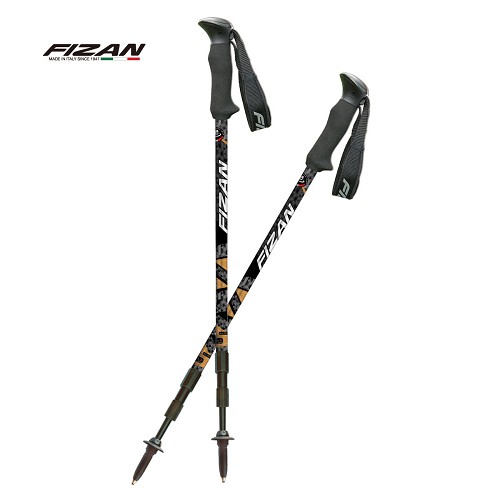 Fizan義大利17.7502 可調式避震健行登山杖特惠組-原裝、好清潔、減緩膝蓋傷害、登山旅行基本裝備