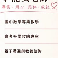 🌟 小龍女老師｜數學 × 教養 × 心理 x 升學交流社