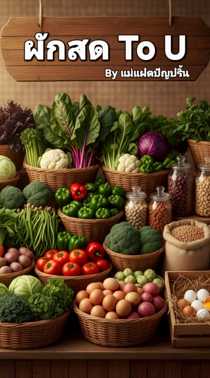 ผักสด To U By แม่น้องแฝดปัญปริ้น