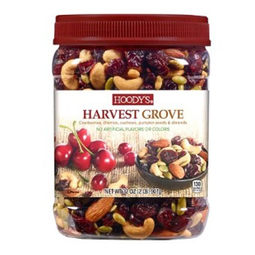 [COSCO代購] Hoody's 精緻果乾混綜合果仁 907公克 兩入裝 _W1056107PS.圖片僅供參考,商品以實物為准!不添加鹽的混合果乾果仁內含蔓越莓乾、櫻桃乾、腰果、南瓜籽及杏仁不添加任
