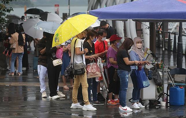 颱風梅花外圍環流影響 北部及東半部有雨 圖 中央通訊社 Line Today