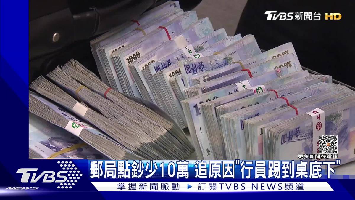 郵局匯款少10萬元竟是行員踢桌底 遭控：2度看畫面被拒 Tvbs 新聞影音 Line Today 4022