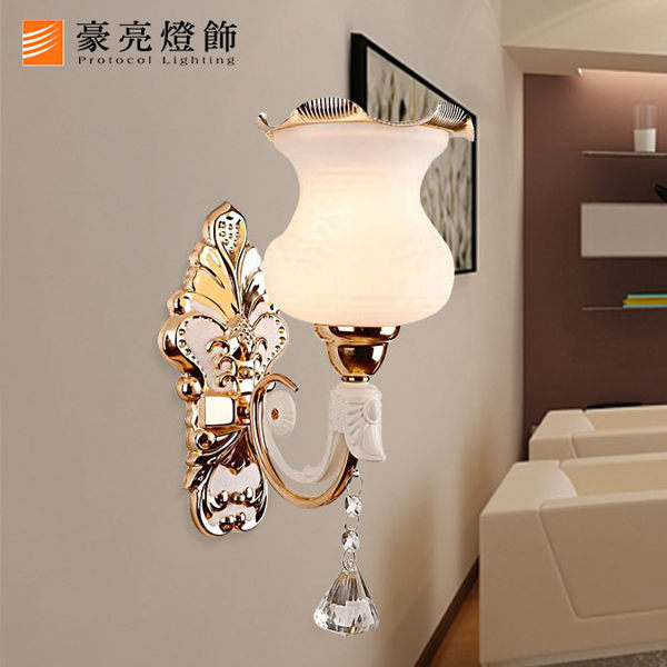 燈具燈飾【豪亮燈飾】史都華玻璃單燈壁燈 ~ 美術燈吊燈吸頂燈壁燈吊扇燈工業風燈泡水晶燈