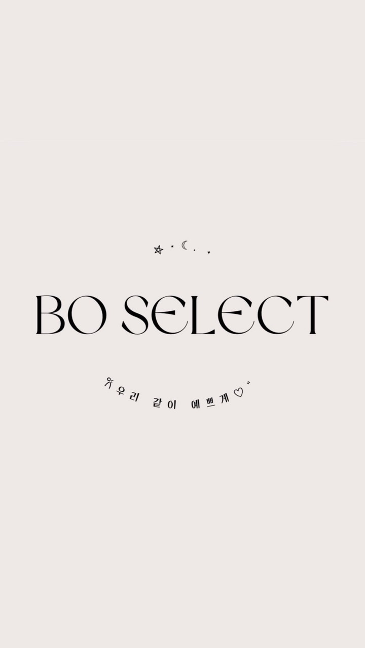 BO Select｜一起穿漂亮✨