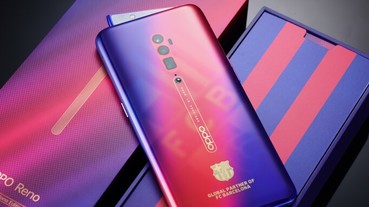 OPPO Reno 巴薩版開箱！超有質感紅藍機身，細緻金色徽章