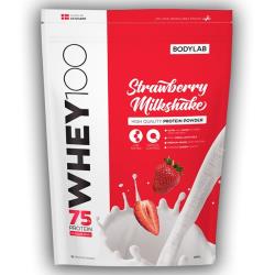 【丹麥 BODYLAB】Whey 100 乳清蛋白飲品 1kg-草莓奶昔