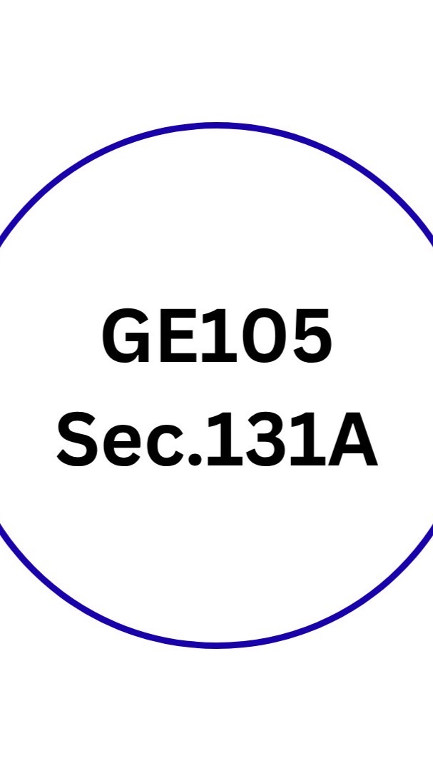 GE105 Sec.131A (F/12.00)
