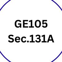 GE105 Sec.131A (F/12.00)