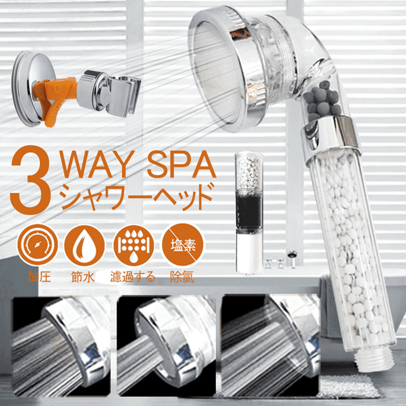 榮獲省水標章！神膚奇肌三段加壓除氯濾心蓮蓬頭，雷射極細增壓出水孔，水量舒適集中，又環保！2種能量過濾球，去除殘留雜質，將水分子和礦物質轉化成小分子，三段式水壓，可買蓮蓬頭搭配替換濾心使用，在家享受SP