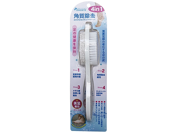 COCORO 樂品~4in1腳搓板(1入)【D361756】，還有更多的日韓美妝、海外保養品、零食都在小三美日，現在購買立即出貨給您。