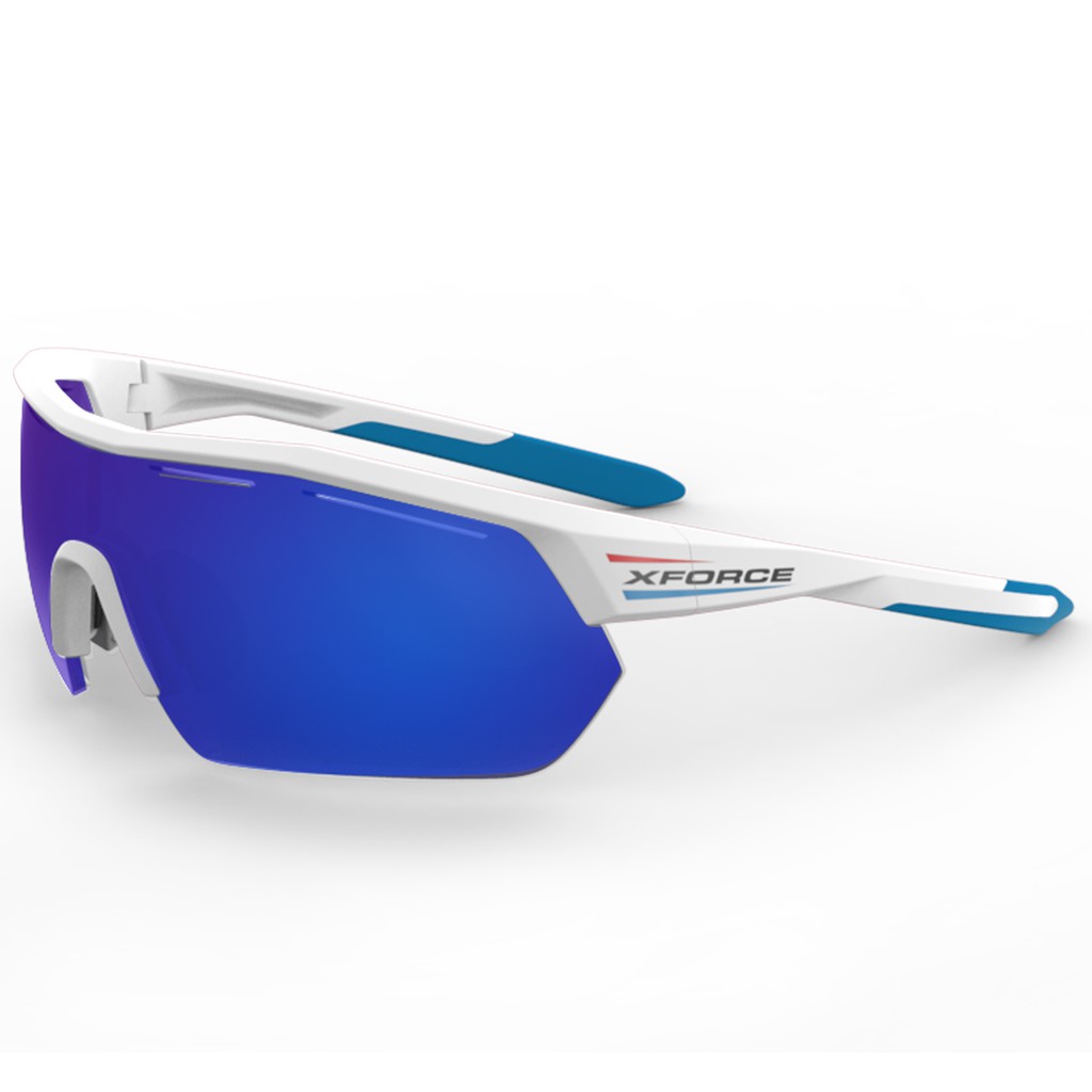 產品編號: 52298C-06-01產品顏色: 高亮白/藍鏡片顏色: 鏡片1: 電鍍藍 鏡片2: 透明產品尺寸: M-L鏡架材質: GRILAMID® TR90鏡片種類:AEGIS PC 8 BASE