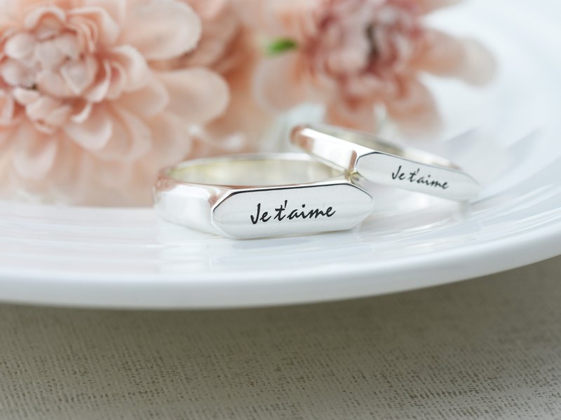 想對你說 (刻字戒指 925純銀 情侶對戒 客製化 情人節)