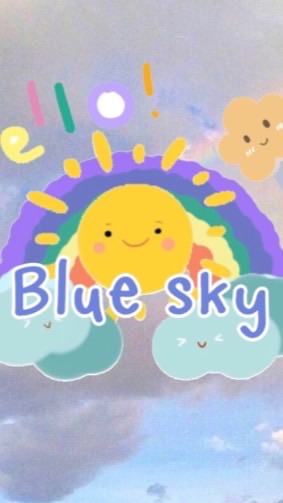 Blue sky ✨🌈🌏