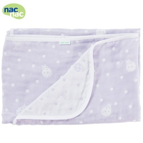 ★台灣製造使用100%美國棉紗素材★四層紗結構，織造密度鬆軟★適合怕熱，容易出汗的寶寶使用★易洗易乾，四季皆宜