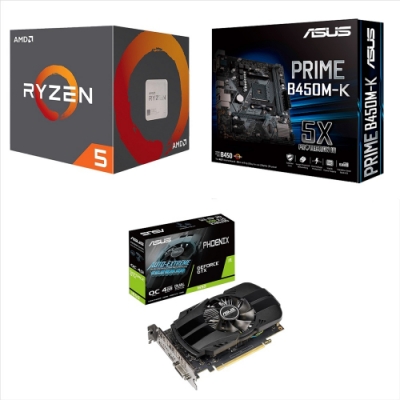 Ryzen 5 2600X 華碩PRIME B450M-K 華碩 GTX1650顯示卡