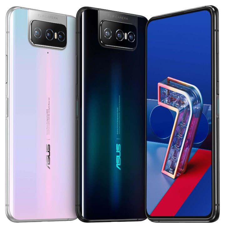 華碩此次在台推出ASUS ZenFone 7 Pro (8G,256G)與ASUS ZenFone 7 (8G,128G及6G,128G)，兩款精心設計的漸層新色「宇曜黑」、「煥彩白」供消費者選擇。.jpg