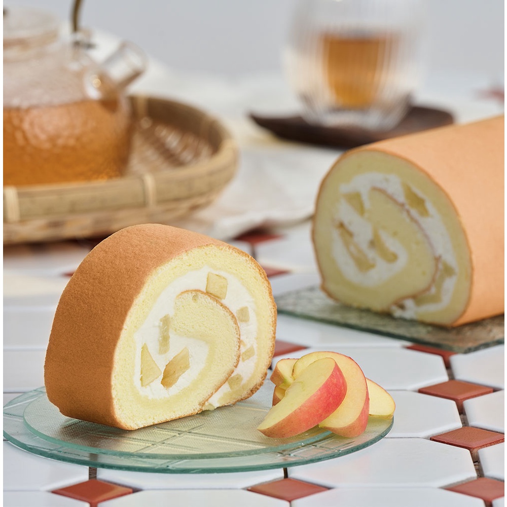 【紅葉蛋糕】楓糖蘋果生乳捲