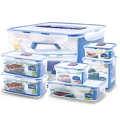 樂扣樂扣 郊遊分享PP保鮮盒7件組(快)