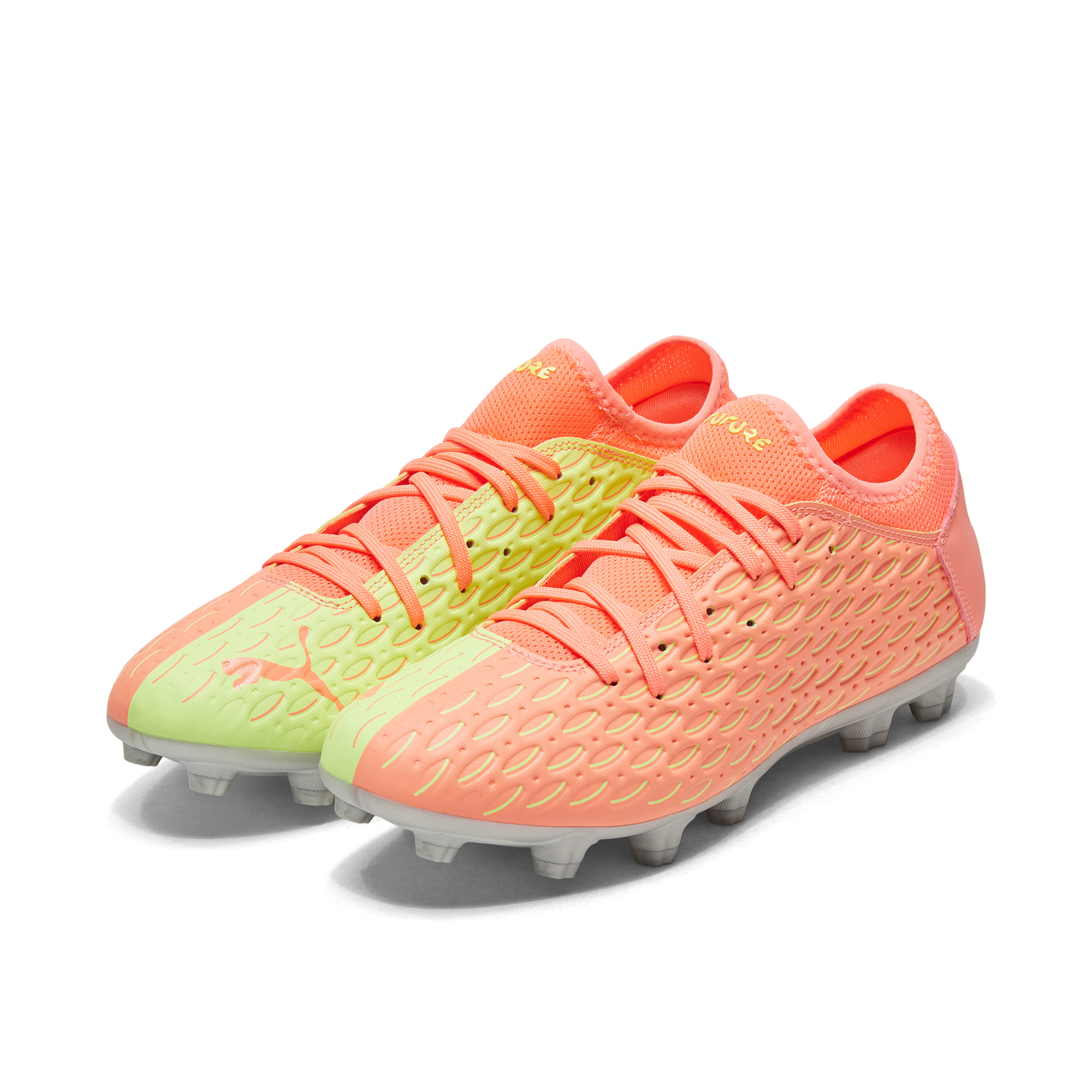 PUMA彪馬官方正品 男子硬草坪足球鞋長釘 FUTURE 5.⑦4 HG 105942