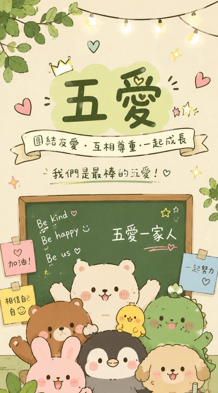 五愛❤️😎班級群（只要是五愛和我同學都可以進)