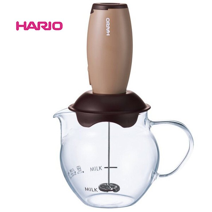~✬啡苑雅號✬~日本Hario 古銅電動奶泡器組 CQT-45BR 附支架 電動奶泡器 打奶泡 拿鐵 卡布奇諾 拉花 原廠公司貨