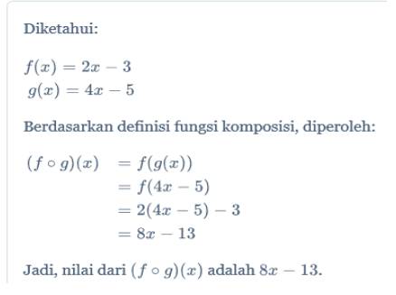 Intip Solusi Super Menyelesaikan Soal Fungsi Komposisi Buat Kelas 10 Quipper Line Today