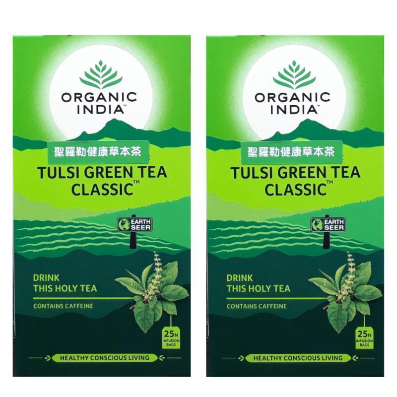 Organic India 將「草藥之后 Tulsi」與綠茶葉融合，調理身心、提振精神。 綠茶含有豐富多酚，豐富的抗氧化作用，保護身體免受自由基傷害，幫助延年益壽。 早上，下午，都很適合飲用唷！ 我們